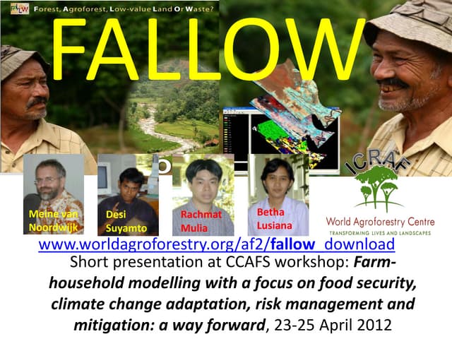 Van noordwijk fallow_modelingworkshopamsterdam_2012-04-23