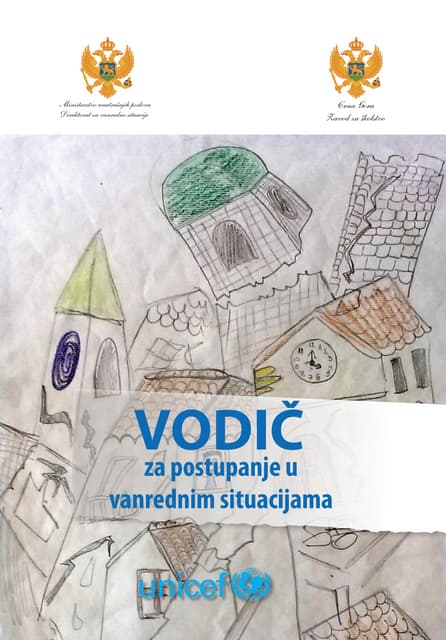 Vodič za postupanje u vanrednim situacijama (in Montenegrin)