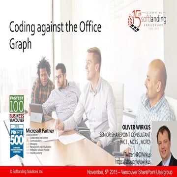 Coding against the Office Graph