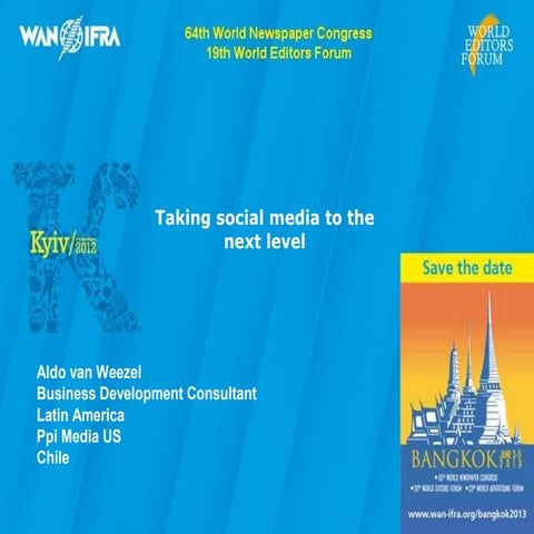 Aldo van Weezel - Taking social media to the next level