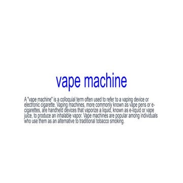 vape machine.pptx