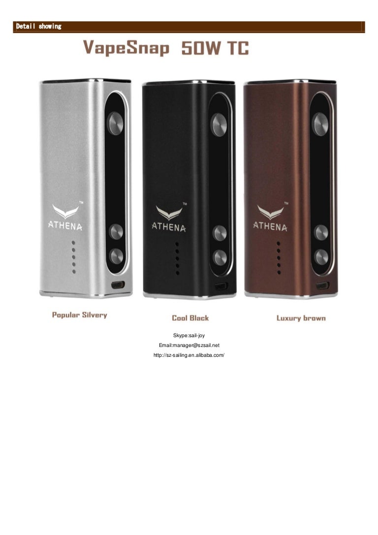 Vape snap 50w box mod