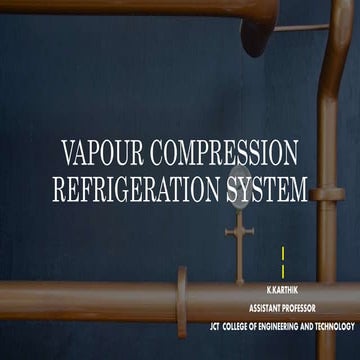 Vapour compression refrigeration system
