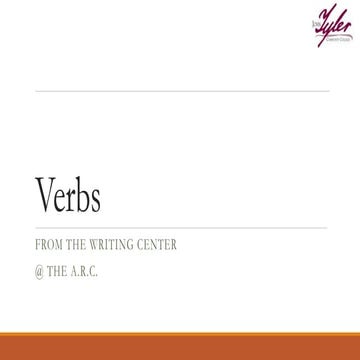 Verbs