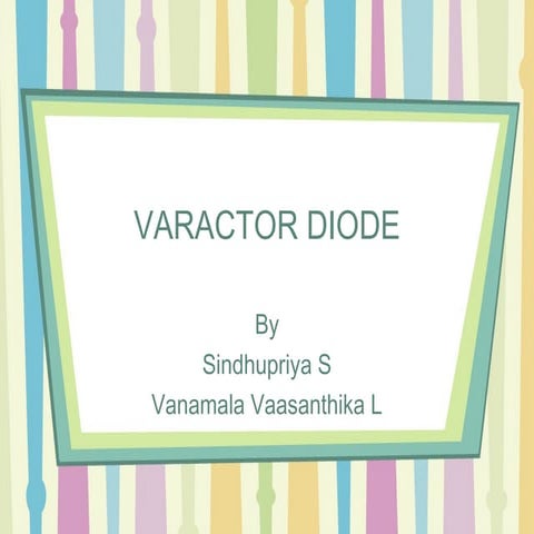 Varactor diode