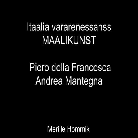 Vararenessansi maal itaalias 4