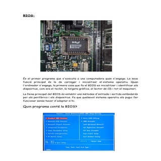 BIOS i topologia de xarxa