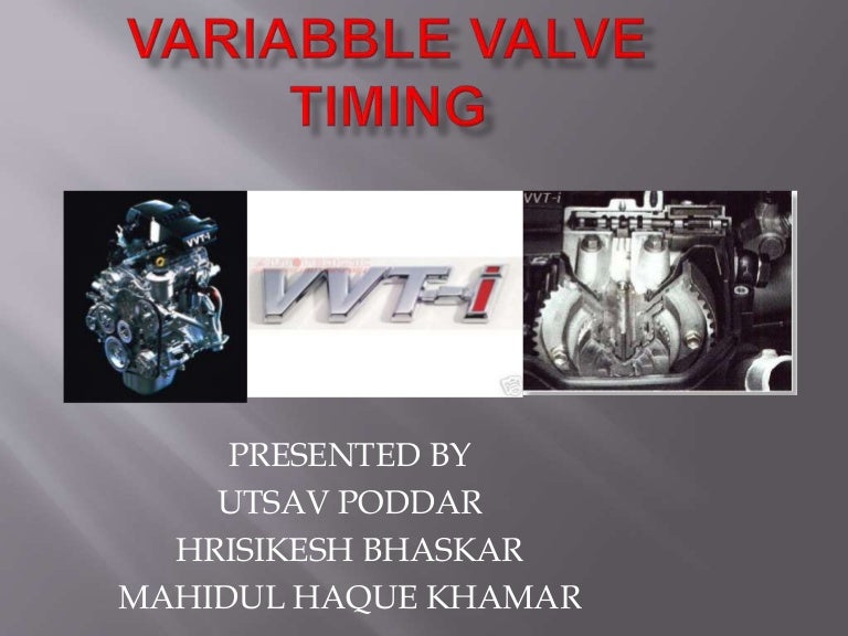 Variable Valve Timing
