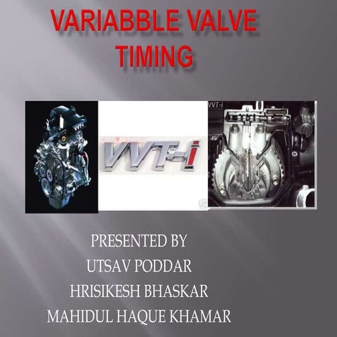 Variable Valve Timing