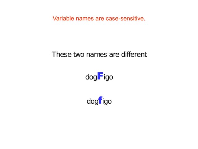 Variable Naming Best Practices