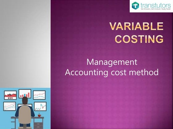 Variable Cost | Accounting | PPT
