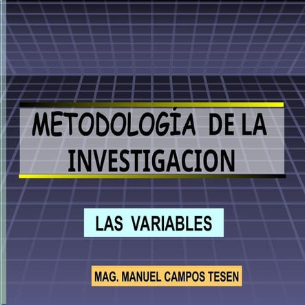 Variables-operacionalizacion HIPOTESIS .PPT