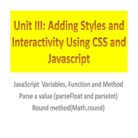 Variables 2 | PPT