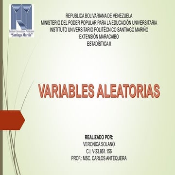 Variables aleatorias