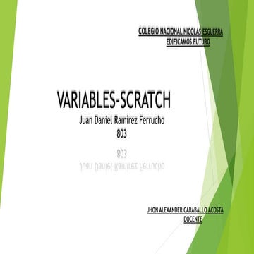 Variables en scratch