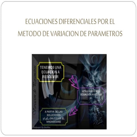 Variacion de parametros