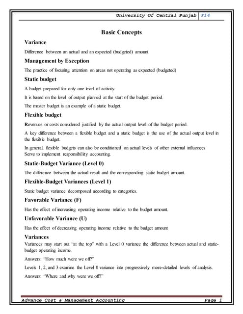 Variances With Examples Pdf Variances With Examples Pdf