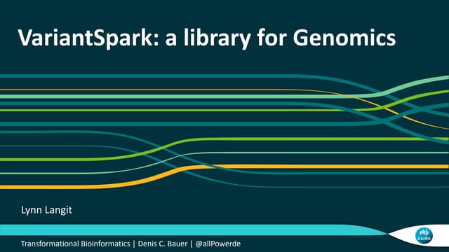 VariantSpark - a Spark library for genomics