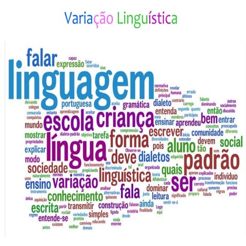 Variação linguistica textos