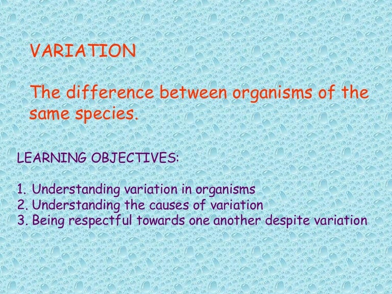 Variation