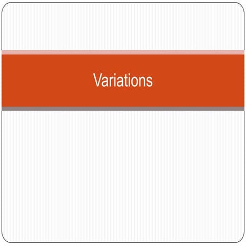 Variations