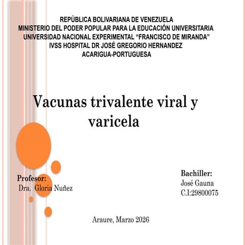 varicela y trivalente.pptx.............. | PPTX