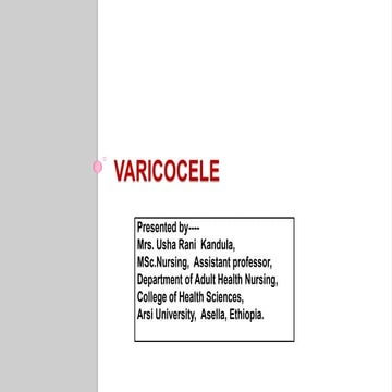 Varicocelectomy