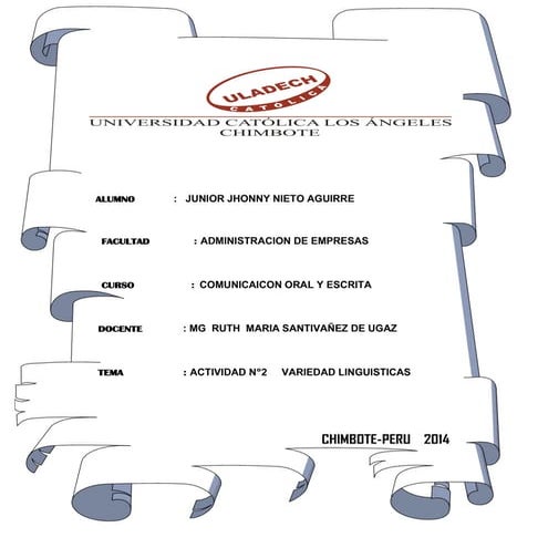 Variedades linguisticas