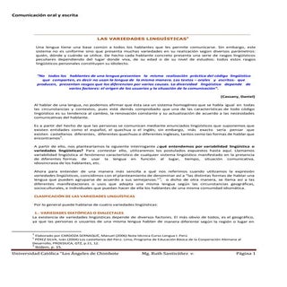 Variedades linguisticas 2.1