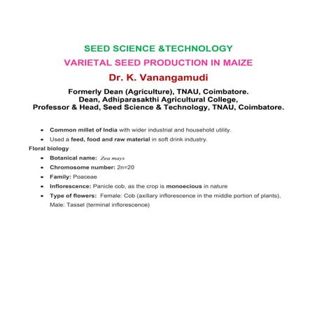 VARIETAL SEED PRODUCTION IN MAIZE.pdf