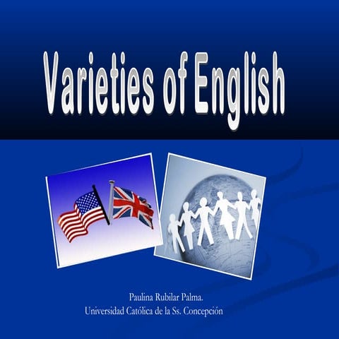 Varieties of english (map)