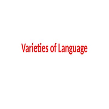 Varieties of Language in English Grammar.pptx