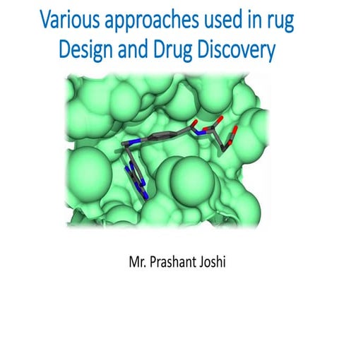 various approaches in drug design and molecular docking.pptx