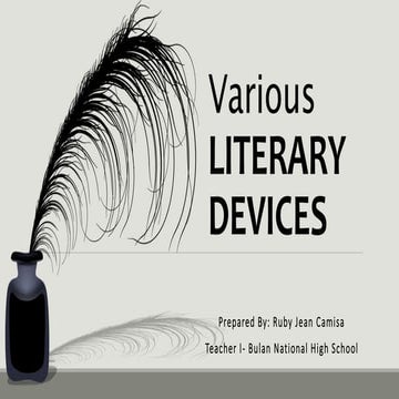 Various literary devices