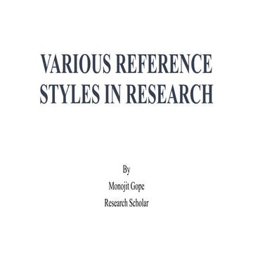 VARIOUS REFERENCE STYLES IN RESEARCH.pptx