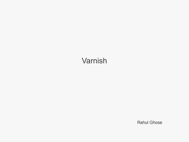 Varnish Web Accelerator