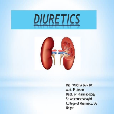 VARSHA Diuretics agents.pptx