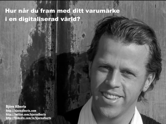 Varumarken I Digitaliserad Varld Bjorn Alberts