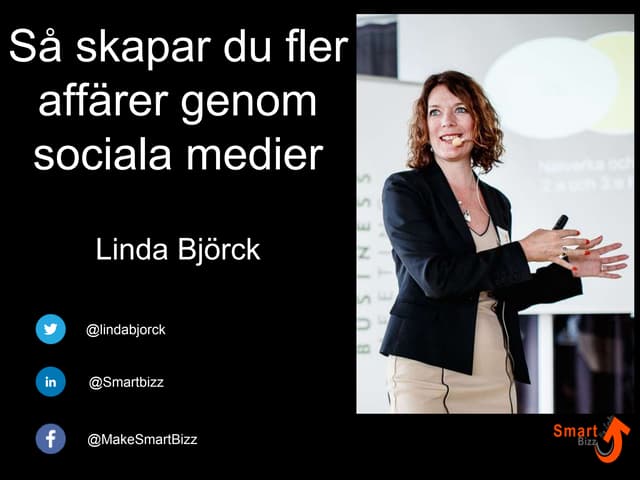 Så skapar du fler affärer genom soc...