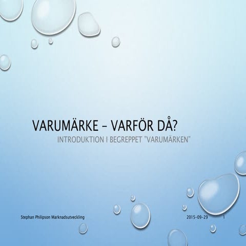 Varumärket