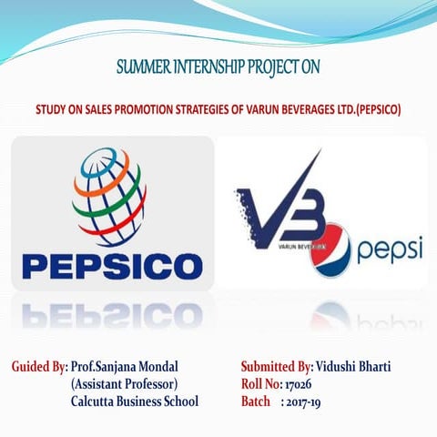 Varun beverages Pepsi presentation