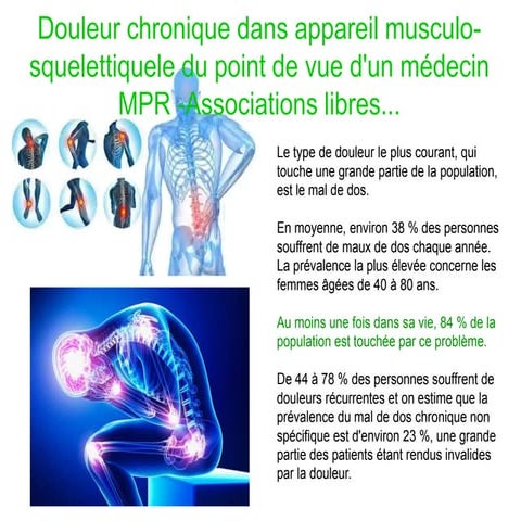 Douleur chronique dans appareil musculo-squelettique