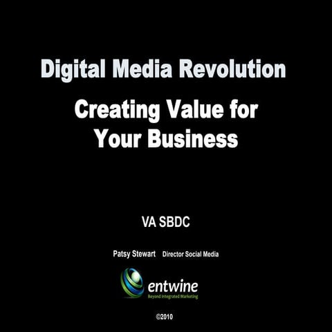 Creating Value for Your Business using Social Media