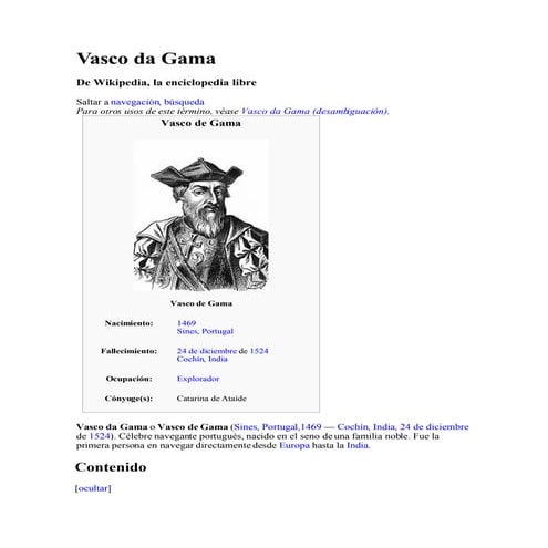 Vasco Da Gama
