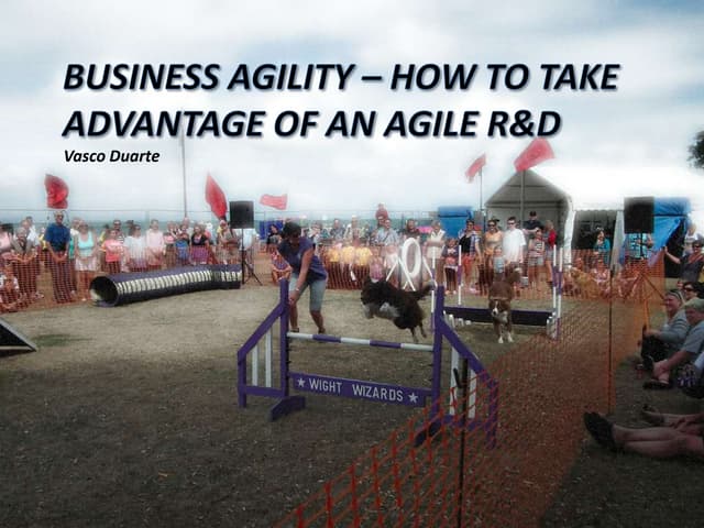 Vasco duarte - agile R&D - scrum gathering lisbon 2011