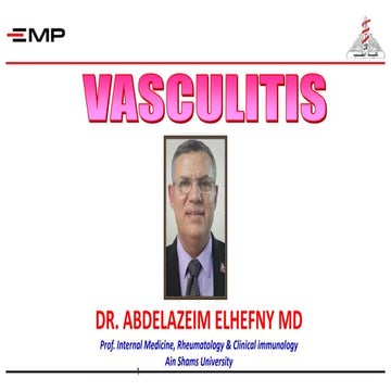 Vasculitis   for undergraduates