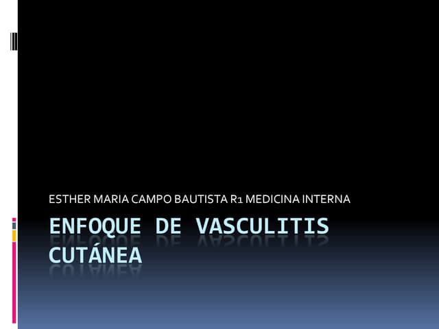 Vasculitis cutanea