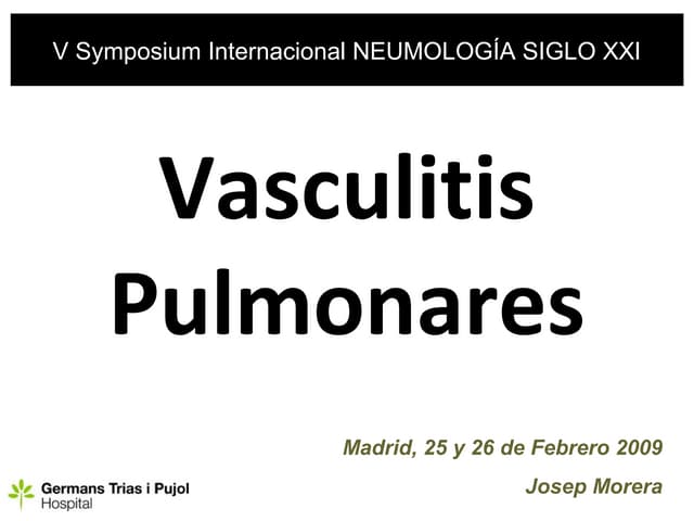 Vasculitis pulmonares