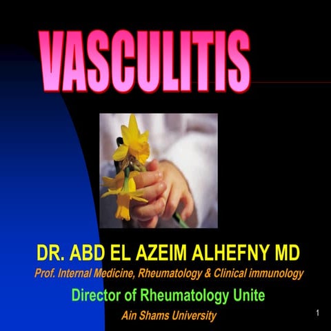 Vasculitis undergrad: diagnosis & treatment.