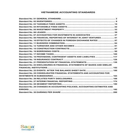 Vietnam Accounting Standard